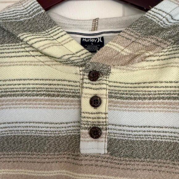 New Hurley Big Boys Towel Terry Surf Hoodie - Size L - Picture 3 of 6